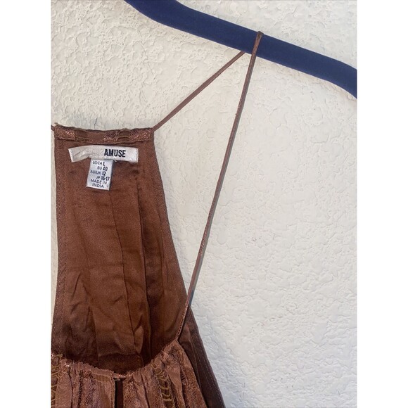 new dress Amuse Society boho hippie fairy Eyelet whimsical Morrisyn L Medallion - Picture 5 of 12